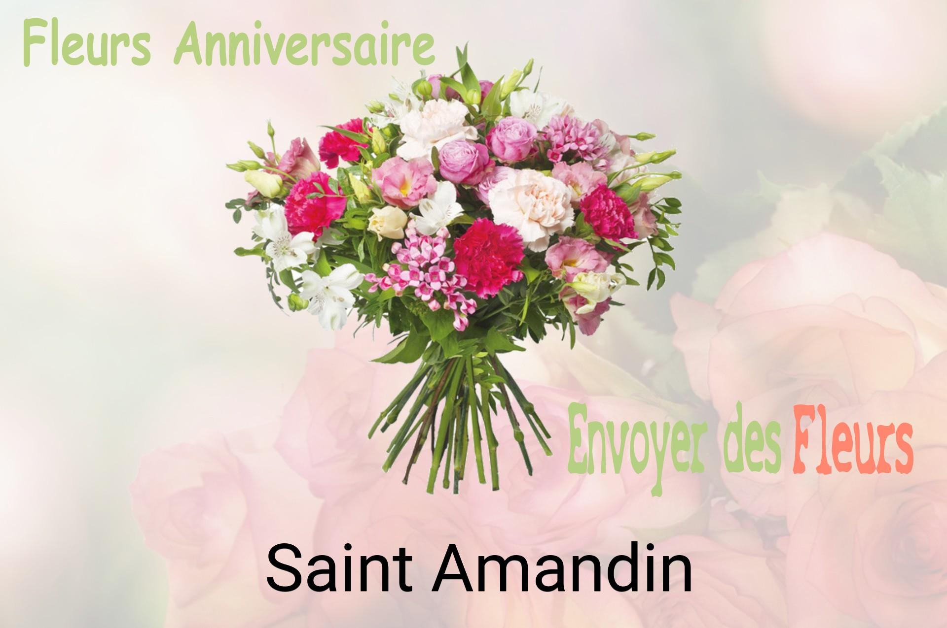 Bouquet de fleurs d’anniversaire livré à Saint-Amandin